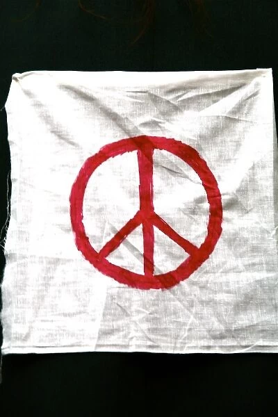 United States. Peace symbol