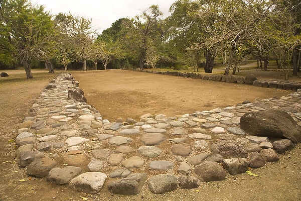 United States, Puerto Rico, Ponce. Ball court at Tibes Indian Ceremonial Center