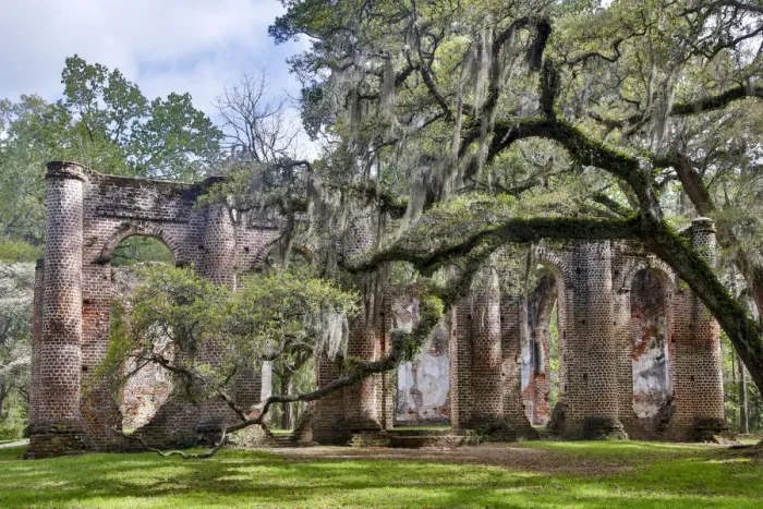 Framed Print : United States, South Carolina, Yemassee, Old Sheldon Church Ruins Framed Print : United States, South Carolina, Yemassee, Old Sheldon Church Ruins