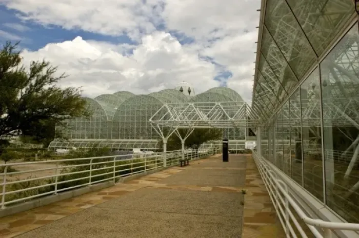 Framed Print : United States, State of Arizona, Oracle. Biosphere: Habitat and West side of The Rainforest