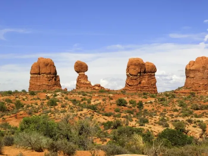 Framed Print : United States, State of Utah, Arches National Park. Balanced Rock