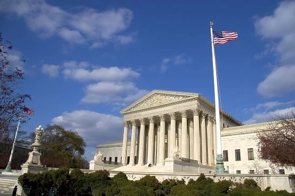 The United States Supreme Court Building in Washington, D. C