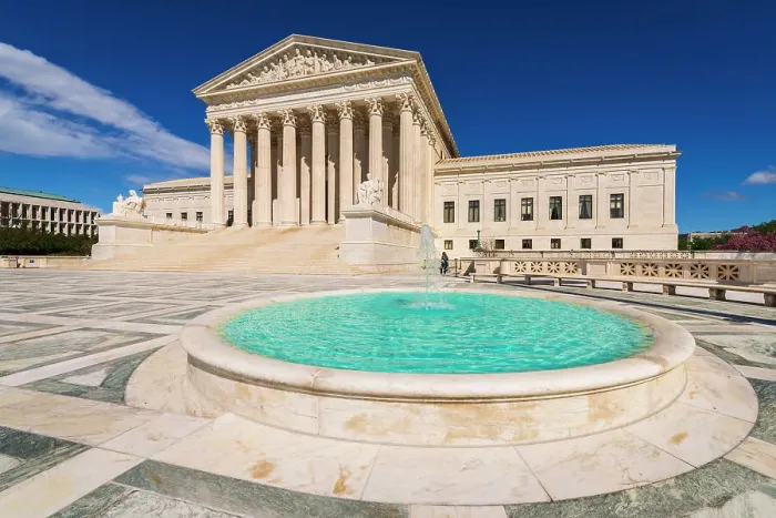 Framed Print : The United States Supreme Court, Washington, D.C, USA