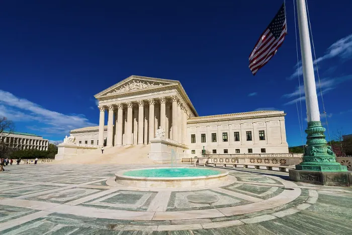 Framed Print : The United States Supreme Court, Washington, D.C, USA