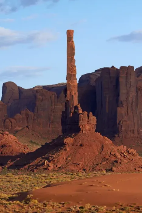 Framed Print : United States, Utah / Arizona Border, Navajo Nation, Monument Valley, Totem Pole rock Framed Print : United States, Utah / Arizona Border, Navajo Nation, Monument Valley, Totem Pole rock