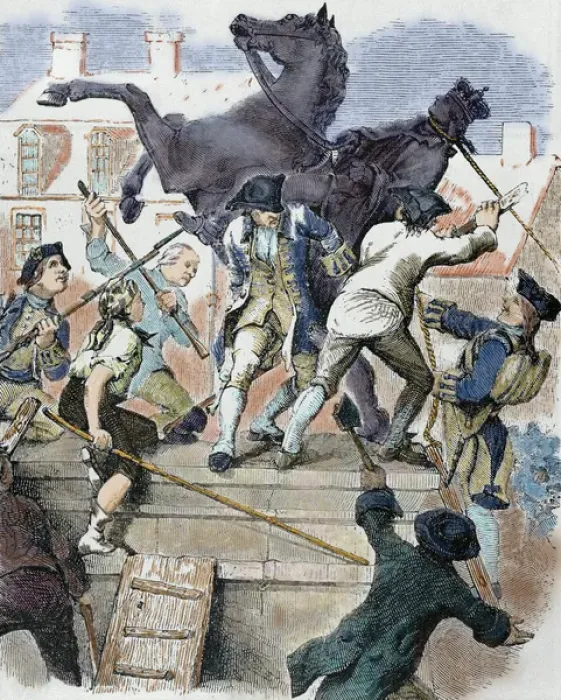 Framed Print : Unites States. American War of Independence (1775-1783) Framed Print : Unites States. American War of Independence (1775-1783)