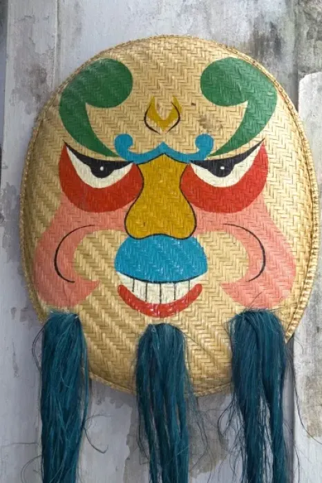Framed Print : Unknown. Painted ceremonial masks being sold for Tet in Hanoi, Vietnam Framed Print : Unknown. Painted ceremonial masks being sold for Tet in Hanoi, Vietnam