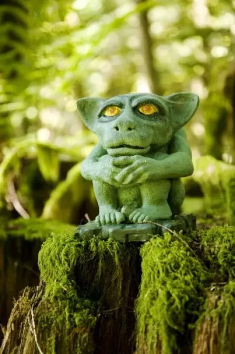 Framed Print : Unknown. Troll statue in the forest, British Columbia, Canada Framed Print : Unknown. Troll statue in the forest, British Columbia, Canada