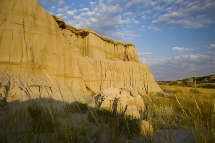 Framed Print : Unknown. Badlands formations in the Little Missouri National Grasslands of North Dakota