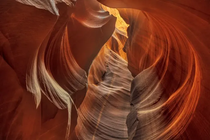 Framed Print : Upper Antelope Canyon near Page, Arizona, USA