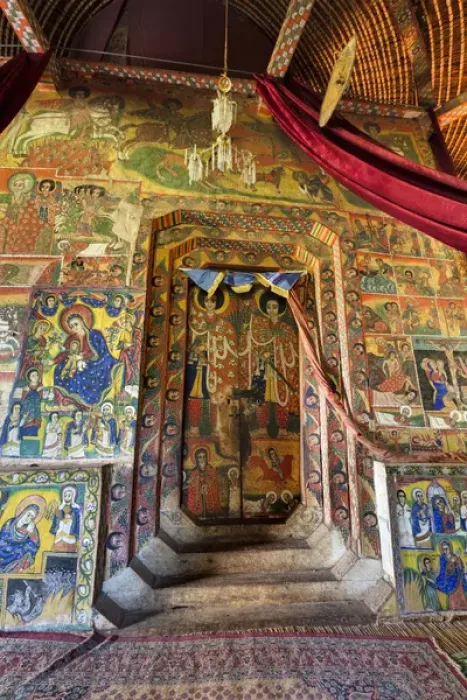 Framed Print : Ura Kidane Meret monastery, Lake Tana, Ethiopia