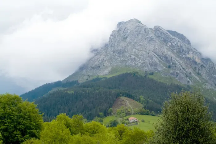 Framed Print : Urkiola Natural Park. Untzillatz mount. Biscay province. Basque Country. Spain
