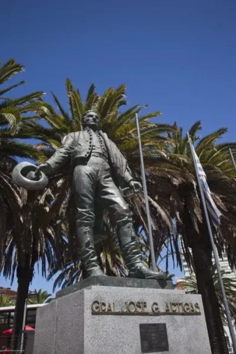 Framed Print : Uruguay, Maldonado Department, Punta del Este. General Artigas statue, Plaza Artigas Framed Print : Uruguay, Maldonado Department, Punta del Este. General Artigas statue, Plaza Artigas