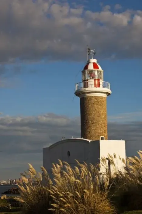 Framed Print : Uruguay, Montevideo Department, Montevideo. Punta Brava lighthouse, morning