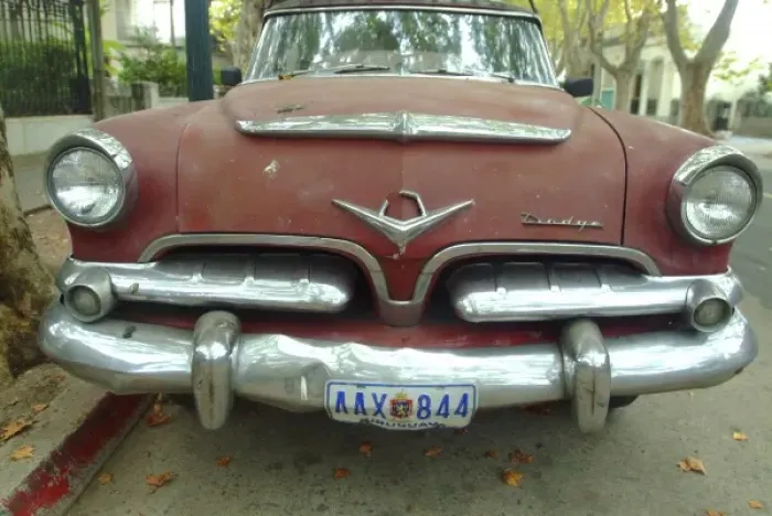Framed Print : Uruguay, Montevideo, Old Car, Dodge Framed Print : Uruguay, Montevideo, Old Car, Dodge