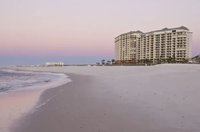 Framed Print : USA, AL, Gulf Shores. Pre dawn colors reflected in wet sand in front of Doral high Framed Print : USA, AL, Gulf Shores. Pre dawn colors reflected in wet sand in front of Doral high