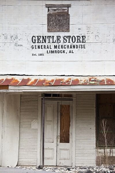 USA, Alabama, Limrock. Gentle Store, exterior