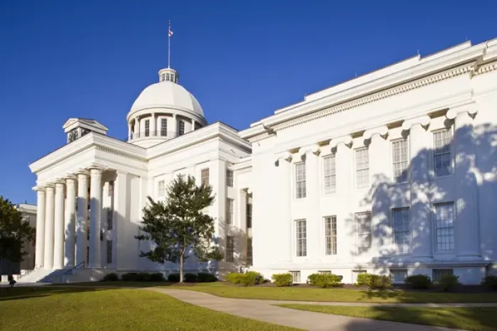 Framed Print : USA, Alabama, Montgomery. Alabama State Capitol, b. 1851. late afternoon Framed Print : USA, Alabama, Montgomery. Alabama State Capitol, b. 1851. late afternoon