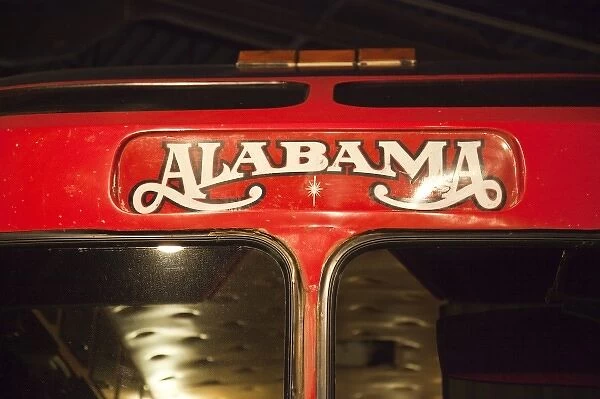 USA, Alabama, Tuscumbia. Alabama Music Hall of Fame, tourbus of the group Alabama