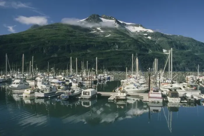 Framed Print : USA, Alaska, Boat Harbor, Whittier, Gateway to Prince William Sound Framed Print : USA, Alaska, Boat Harbor, Whittier, Gateway to Prince William Sound