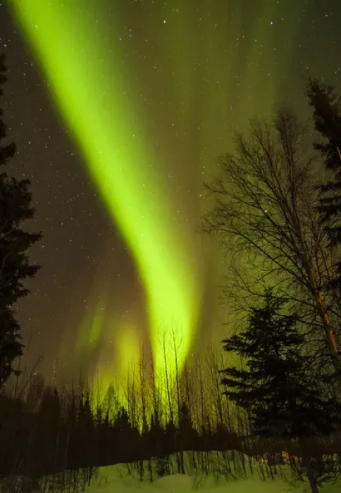 Framed Print : USA, Alaska, Chena Hot Springs. View of aurora borealis and stars Framed Print : USA, Alaska, Chena Hot Springs. View of aurora borealis and stars