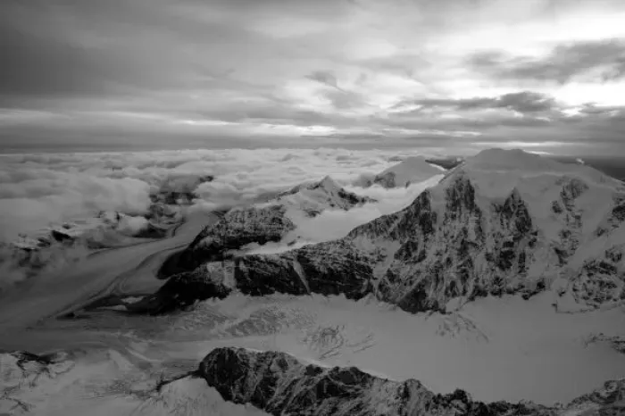 Framed Print : USA, Alaska, Denali National Park, Aerial view of Alaska Range peaks Framed Print : USA, Alaska, Denali National Park, Aerial view of Alaska Range peaks