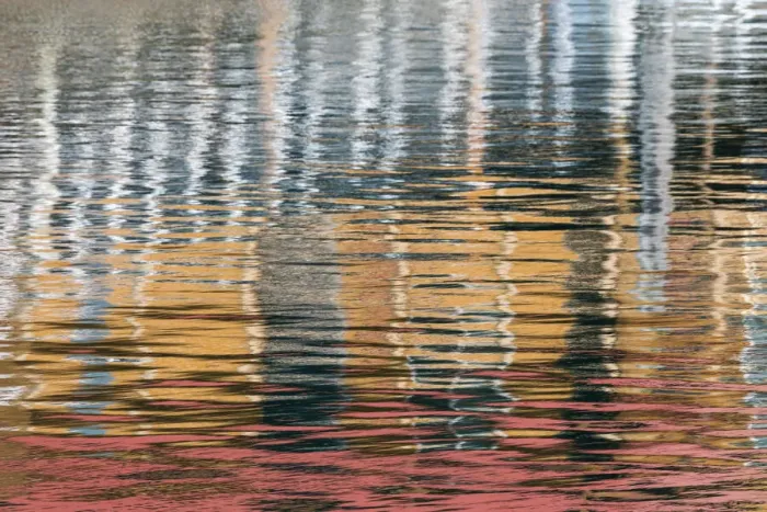 Framed Print : USA, Alaska, Elfin Cove. Reflections in the harbor water Framed Print : USA, Alaska, Elfin Cove. Reflections in the harbor water