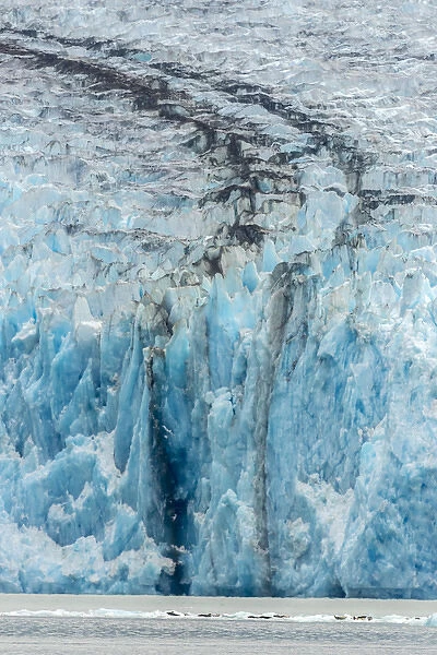 USA, Alaska, Endicott Arm. Close-up of Dawes Glacier