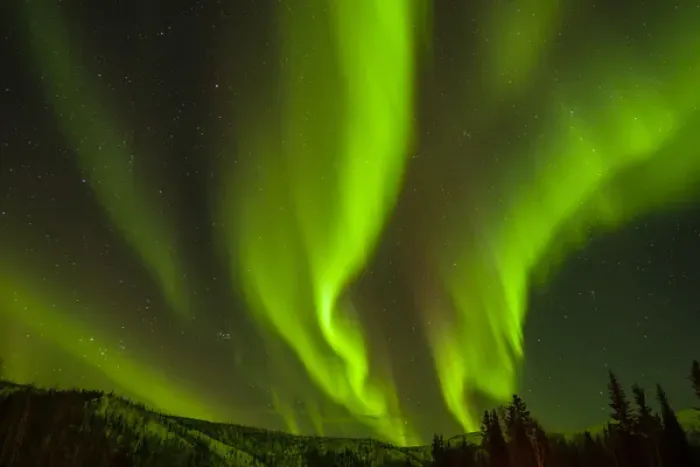 Framed Print : USA, Alaska, Fairbanks. Northern lights patterns and colors Framed Print : USA, Alaska, Fairbanks. Northern lights patterns and colors