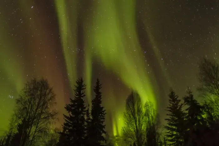 Framed Print : USA, Alaska, Fairbanks. Northern lights patterns and colors Framed Print : USA, Alaska, Fairbanks. Northern lights patterns and colors