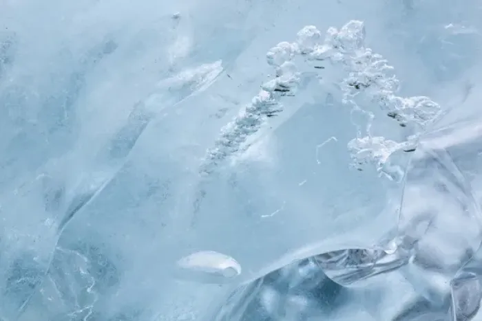 Framed Print : USA, Alaska, Glacier Bay National Park. Detail of ice on McBride Glacier. Credit as