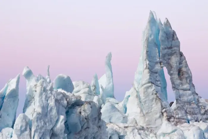 Framed Print : USA, Alaska, Glacier Bay National Park. Margerie Glacier ice formations. Credit as