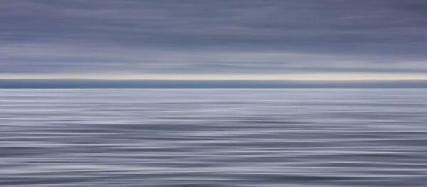 USA, Alaska. Gulf of Alaska. Panorama of abstract seascape in Gulf of Alaska