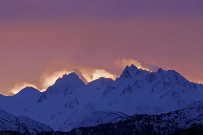 Framed Print : USA, Alaska, Homer. Sunrise over the Kenai Mountains Framed Print : USA, Alaska, Homer. Sunrise over the Kenai Mountains