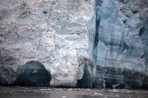 USA, Alaska. Hubbard Glacier, an advancing tidewater glacier popular for viewing from cruiseships