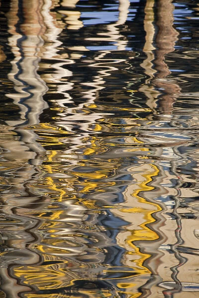 USA, Alaska, Ketchikan. Reflections in water