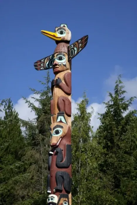 Framed Print : USA, Alaska, Ketchikan, Saxman Totem Park Framed Print : USA, Alaska, Ketchikan, Saxman Totem Park
