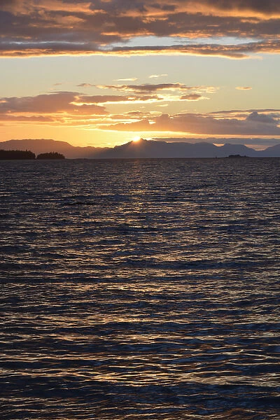 USA, Alaska, Ketchikan sunset
