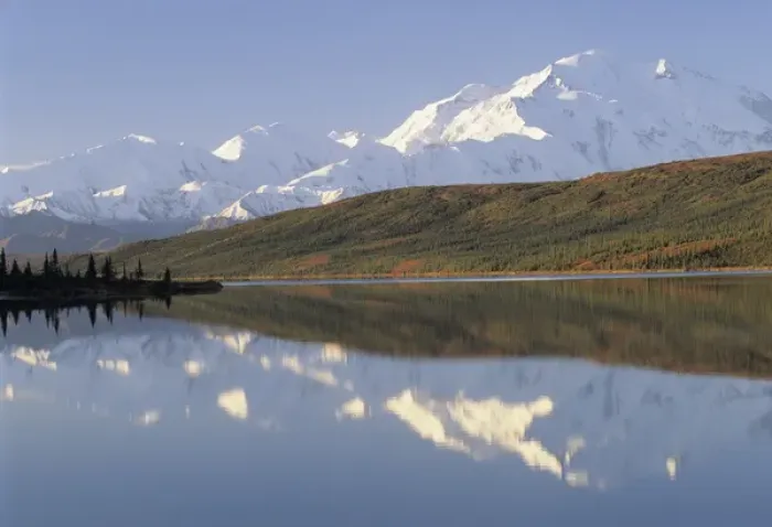 Framed Print : USA, Alaska, Mount McKinley, Wonder Lake, Sunrise, Denali National Park Framed Print : USA, Alaska, Mount McKinley, Wonder Lake, Sunrise, Denali National Park