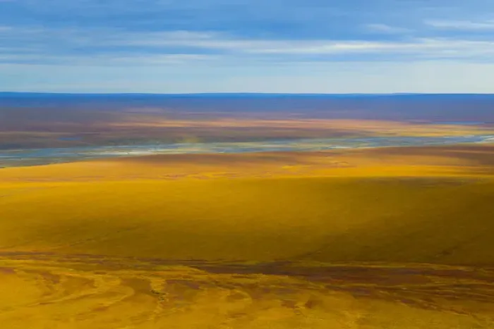 Framed Print : USA, Alaska, North Slope. Aerial of Ivishak River and tundra Framed Print : USA, Alaska, North Slope. Aerial of Ivishak River and tundra