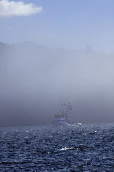 USA, Alaska, Southeast, Seine boats salmon fishing
