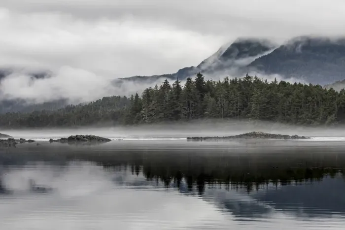 Framed Print : USA, Alaska, Tongass National Forest. Reflections in Mirror Harbor Framed Print : USA, Alaska, Tongass National Forest. Reflections in Mirror Harbor