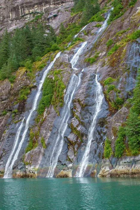 Framed Print : USA, Alaska, Tongass National Forest. Landscape with Fords Terror waterfall Framed Print : USA, Alaska, Tongass National Forest. Landscape with Fords Terror waterfall