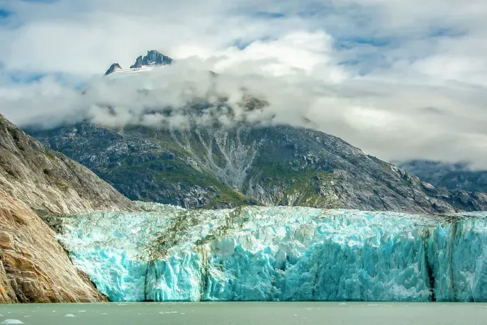 Framed Print : USA, Alaska, Tongass National Forest. Dawes Glacier in Endicott Arm inlet Framed Print : USA, Alaska, Tongass National Forest. Dawes Glacier in Endicott Arm inlet