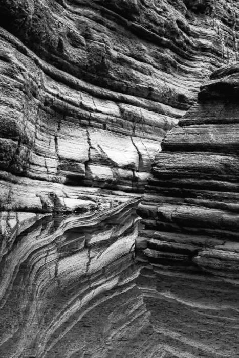 Framed Print : USA, Arizona. Black and White image. Reflections in Matkatamiba Canyon Framed Print : USA, Arizona. Black and White image. Reflections in Matkatamiba Canyon