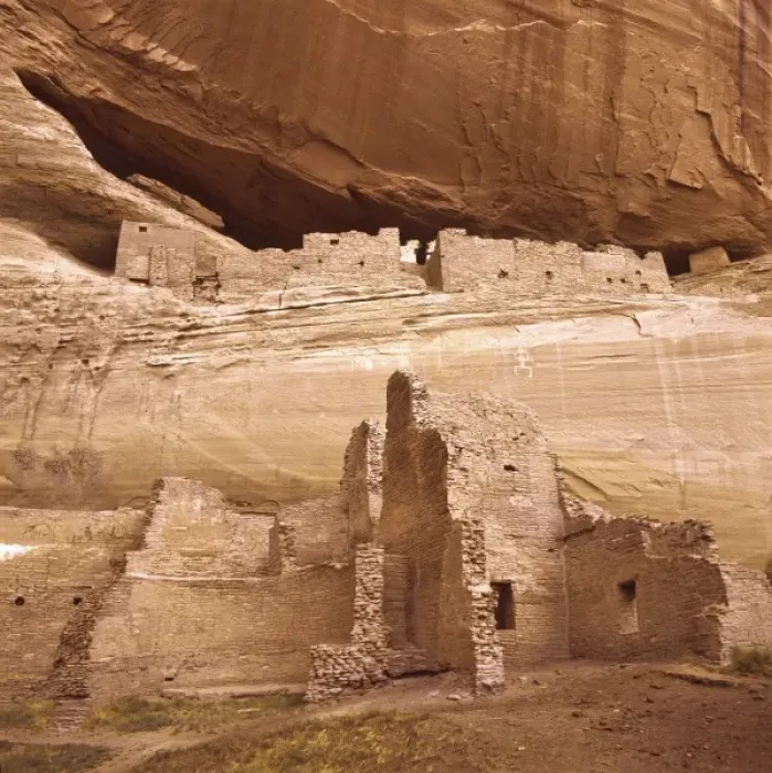 Framed Print : USA, Arizona, Canyon de Chelly NM. White House Ruins can be easily visited when Framed Print : USA, Arizona, Canyon de Chelly NM. White House Ruins can be easily visited when