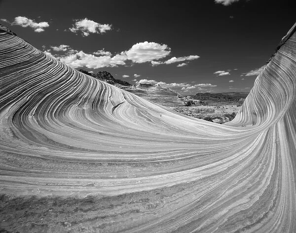USA, Arizona, Colorado Plateau, Striped sandstone formations