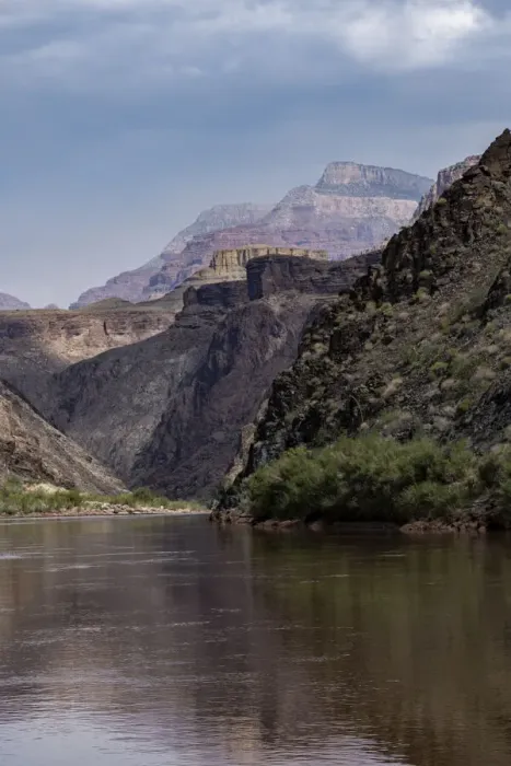 Framed Print : USA, Arizona. Floating down the Colorado River surrounded by canyon walls Framed Print : USA, Arizona. Floating down the Colorado River surrounded by canyon walls