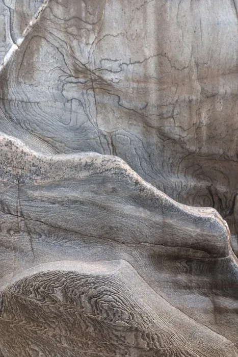 Framed Print : USA, Arizona. Geological formations, canyon wall detail, Clear Creek Canyon