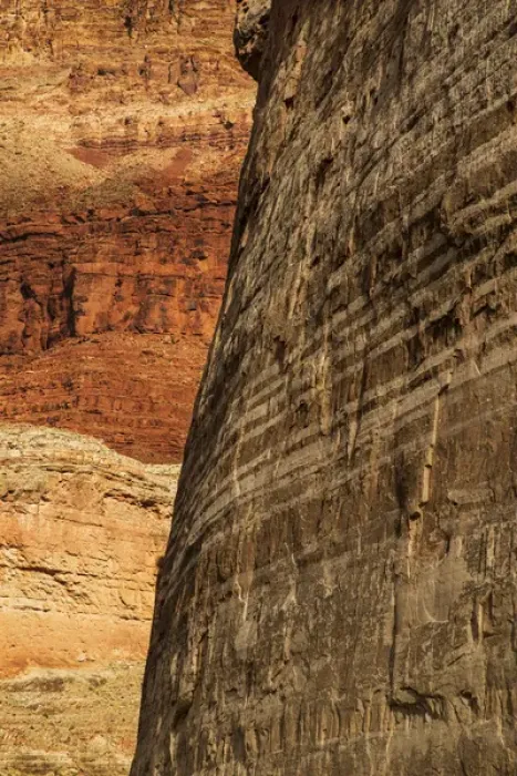 Framed Print : USA, Arizona, Grand Canyon National Park. Striated sandstone wall in Marble Canyon Framed Print : USA, Arizona, Grand Canyon National Park. Striated sandstone wall in Marble Canyon